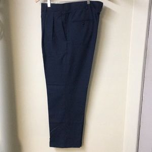 Blue sharkskin  Men’s Stafford dress pants